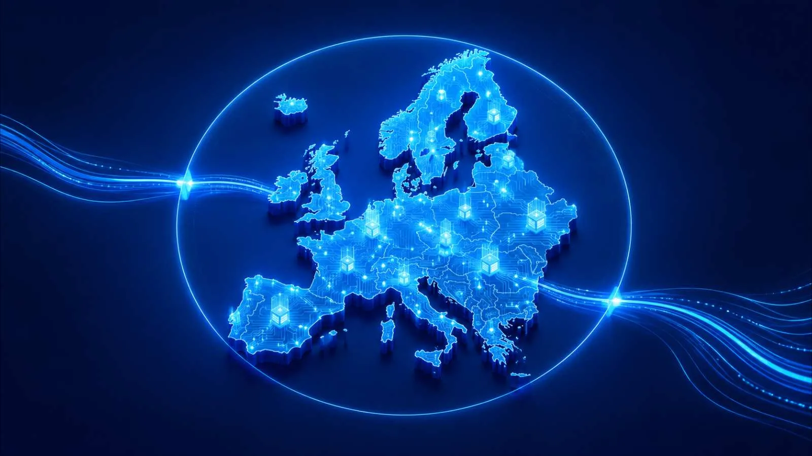 Illustratie: Digitale soevereiniteit in Europa en de afhankelijkheid van AI