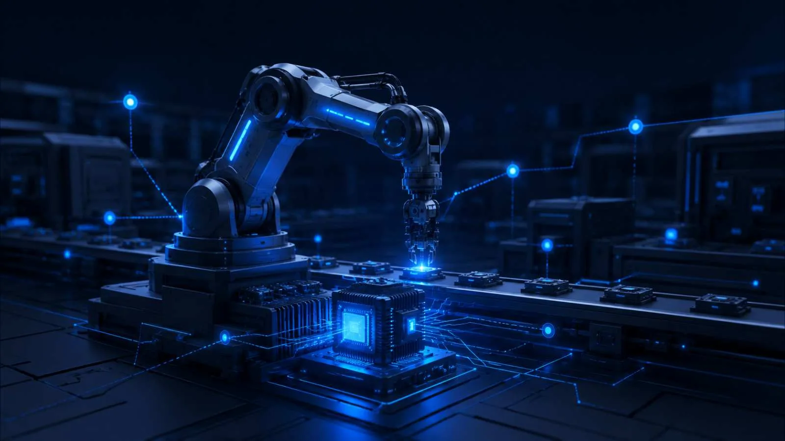 Illustratie: AI in industrie en maakbedrijven: digitalisering