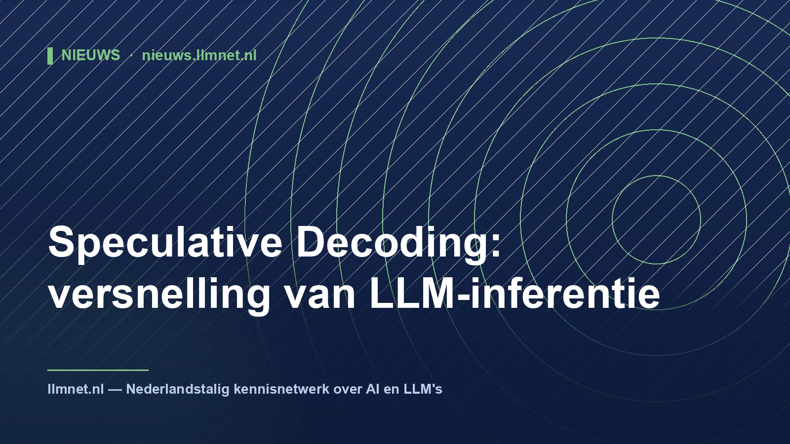 Illustratie: Speculative Decoding: versnelling van LLM-inferentie